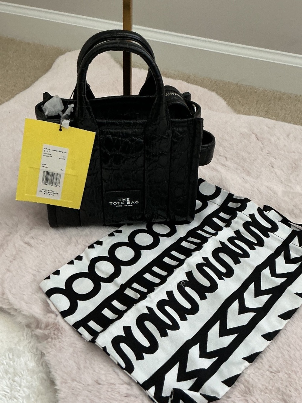 Marc Jacobs croc  Embossed mini The Tote Bag new tags and dust bag